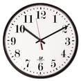 thumbnail image 1 of Chicago Lighthouse Quartz Slimline Clock with Protective Cover, 12-3/4", Black, 1 of 5