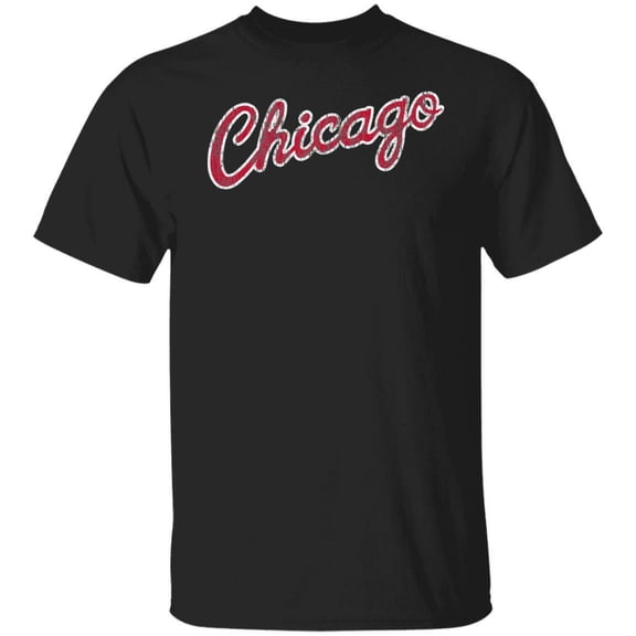 Chicago MJ Retro Distressed Script T-Shirt