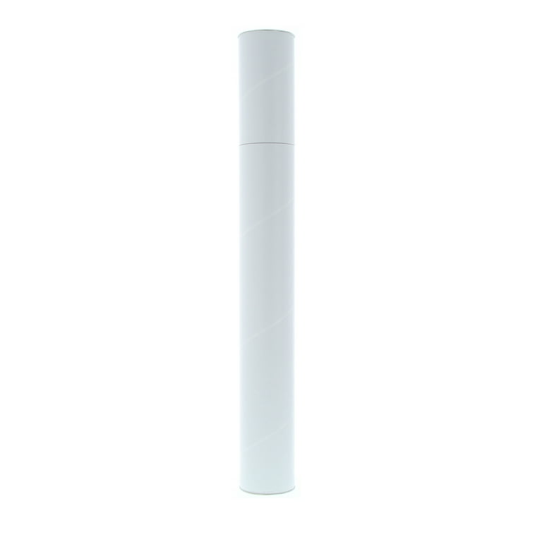 2 x 18 Clear Plastic Mailing/Poster Tubes (25 Tubes)