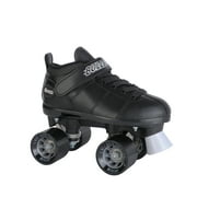 Chicago Mens Bullet Speed Skates Black Classic Quad Roller Skate, Size 9