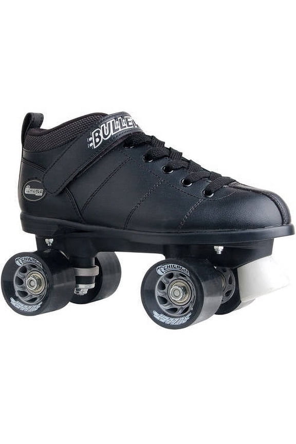 Mens’ Bullet Speed Skates Black Classic Quad Roller Skate, Size 11