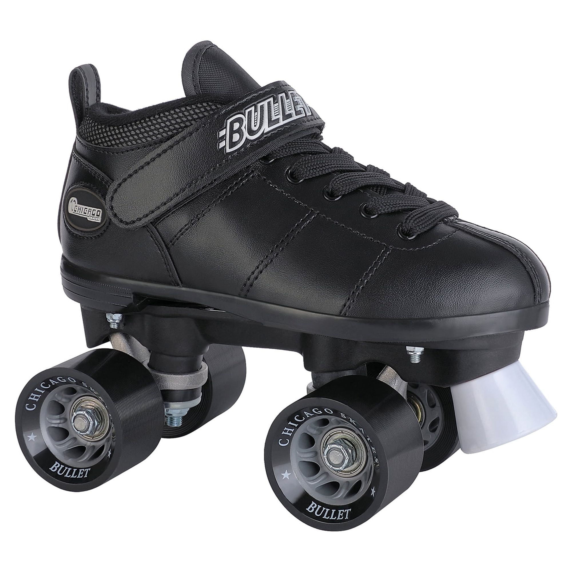 Chicago Mens' Bullet Speed Skates Black Classic Quad Roller
