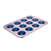 Chicago Metallic Aurora 12 Cup Non-Stick Metal Muffin Pan in Iridescent