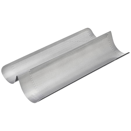 Chicago Metallic Commercial II Perforated Non-Stick French Bread Pan