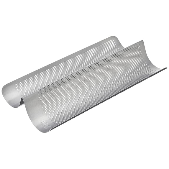 Chicago Metallic Commercial II Perforated Non-Stick French Bread Pan