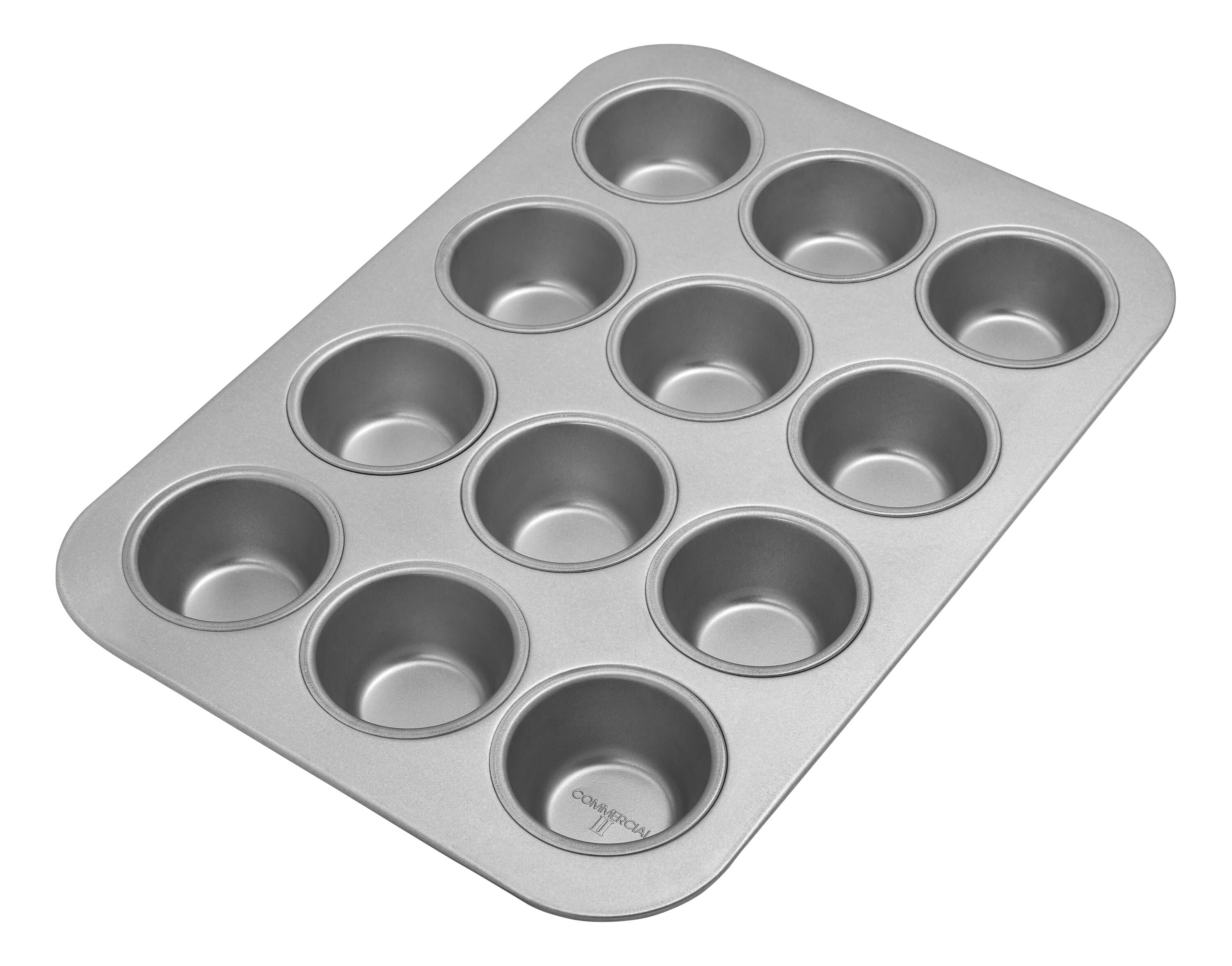 Chicago Metallic Commercial II Uncoated 12-Cup Muffin Pan