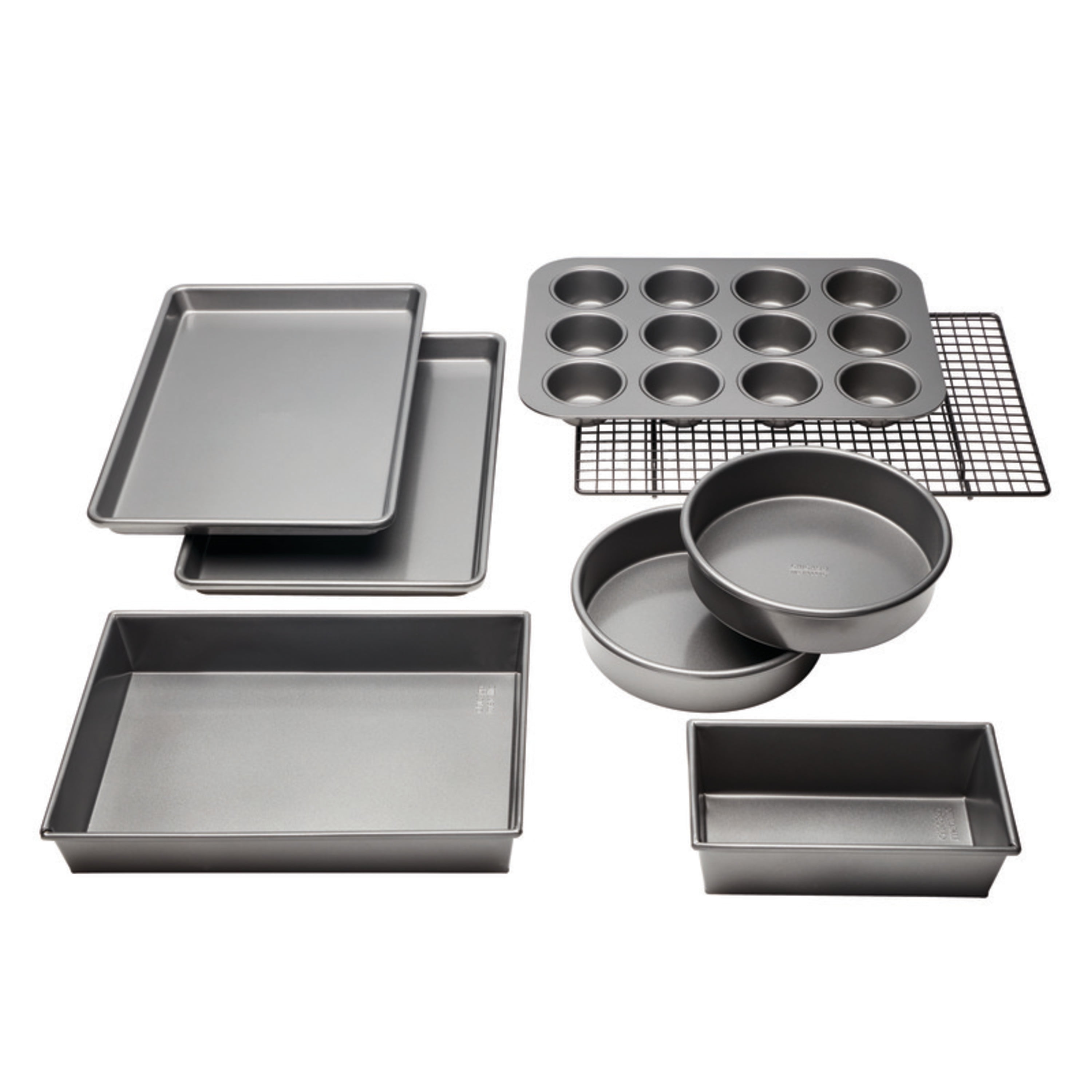 Nutrichef Non-Stick Baking Sheets, Professional Cookie Pan Aluminum Bakeware with Cooling Rack