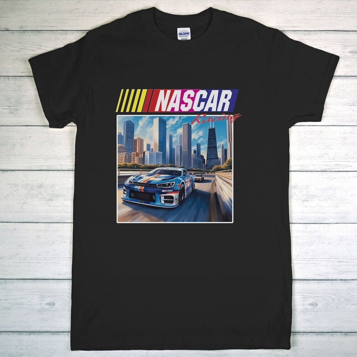 Chicago NASCAR Racing 2023 Grant Park Skyline TShirt Gift Fans