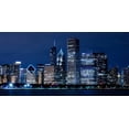 thumbnail image 1 of Chicago Night Skyline - CANVAS OR PRINT WALL ART, 1 of 1