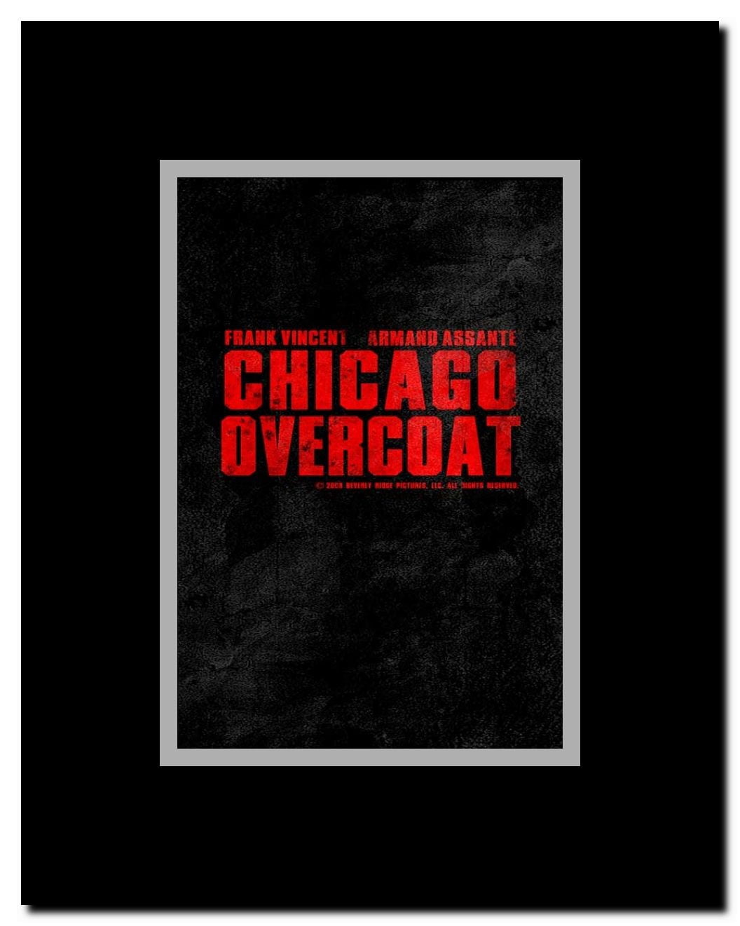 Chicago Overcoat Framed Movie Poster