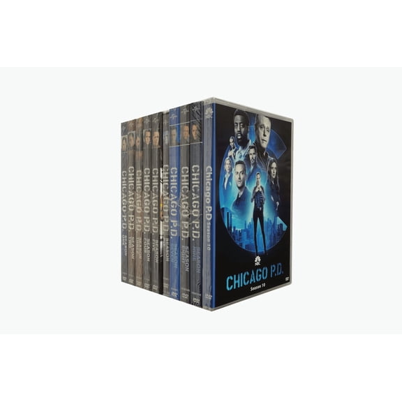 Chicago P.D. Seasons 1-10 Complete Series DVD Box Set TV Show Discs