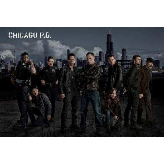 Chicago Pd Poster Metal Sign 8Inx 12In Metal Art Print 8x12 Multi-Color Square Adults Best Posters
