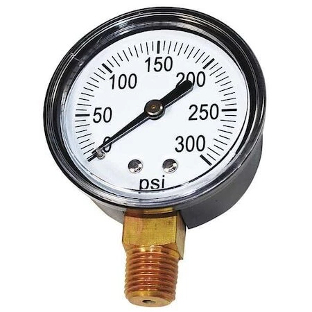 Chicago Pneumatic 1312100840 Pressure Gauge, Bottom Mount