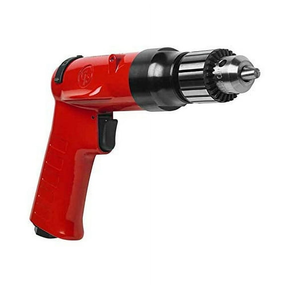 Chicago Pneumatic 3/8 in. Pneumatic Air Drill, reversible, 0.5 hp, 2600 rpm, 4 ft lb stall - CP1114R26