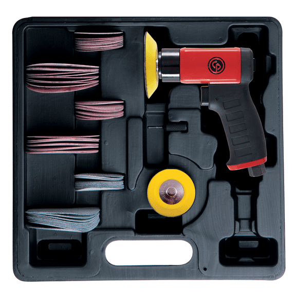 Chicago Pneumatic 7200S Mini Random Orbital Sander Kit