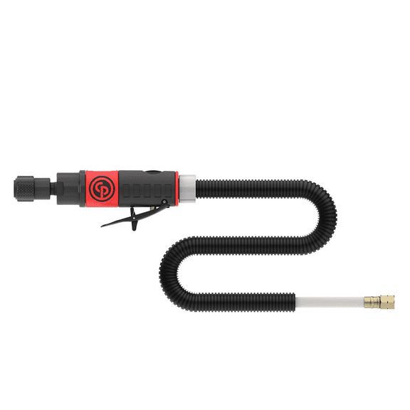 Chicago Pneumatic Cp873ck - Low Speed Composite Air Tire Buffer Kit With Quick Change 7/16" Hex Shank Chuck, 0.47 Hp / 350 W Air Motor - 3,000 Rpm And Rear Exhaust Hose With Noise Reducer.