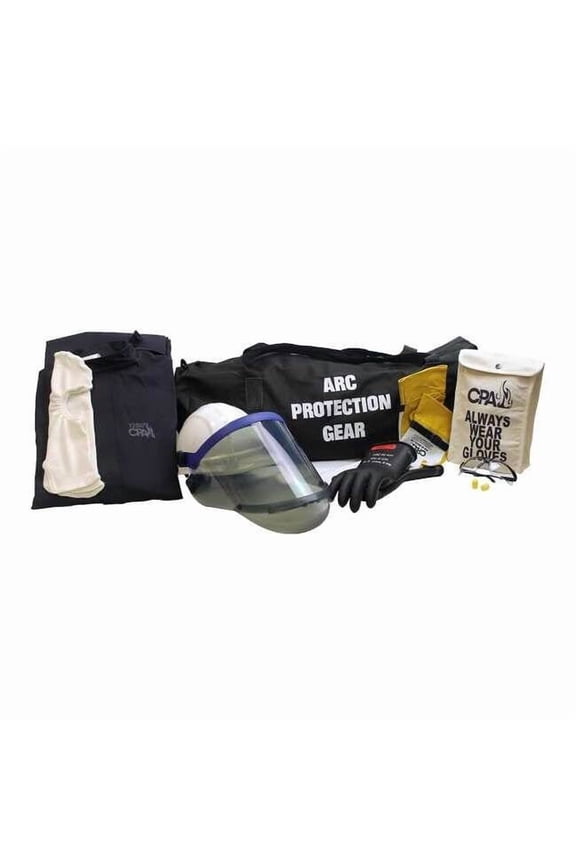 Arc Flash Clothing Kit, APTV Rating 12 cal/sq cm, HRC 2, Navy, Size M