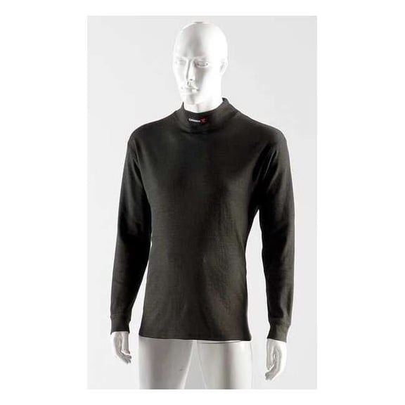 Chicago Protective Apparel FR Base Layer Shirt,Unisex,M,Black CX-54