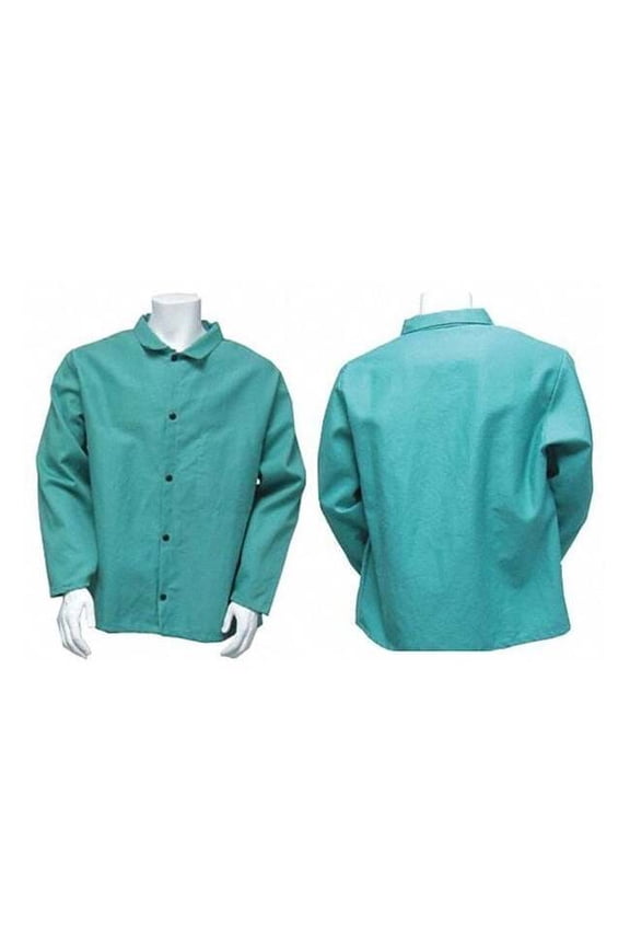 FR Jacket, L, 9 oz Snaps Closure 600-GR-L