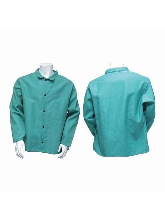 FR Jacket, M, 9 oz Snaps Closure 600-GR-M
