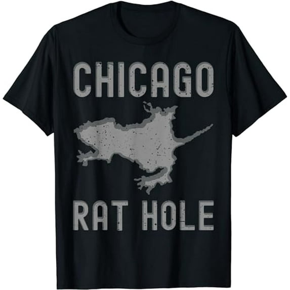Chicago Rat Hole. Hilarious Souvenir From Chicago Funny T-Shirt