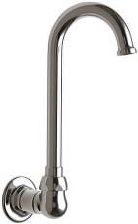 Chicago Remote Rigid/Swing Gooseneck Spout With Flow Control Lead Free