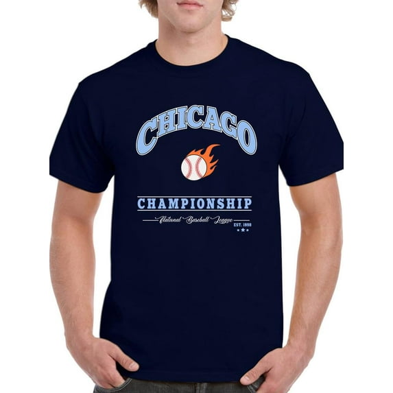 Chicago Retro Sports. T-Shirt Men -Image by Shutterstock, Male Large