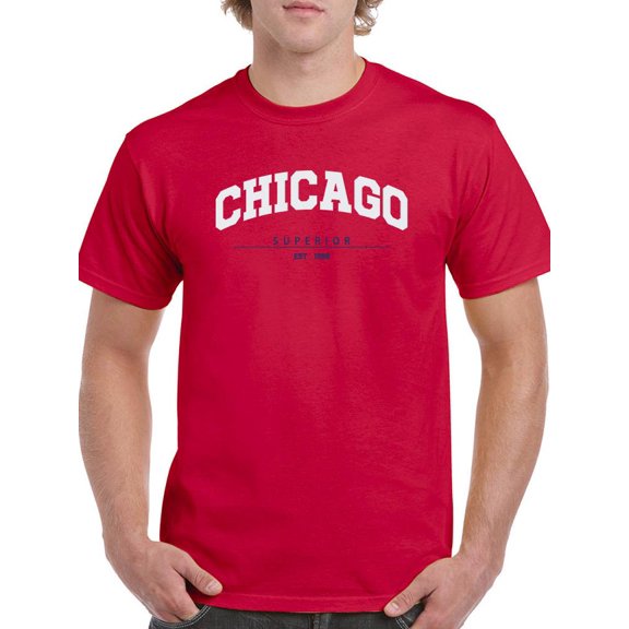 Chicago Retro Sports T-Shirt Men -Image by Shutterstock, Male x-Large