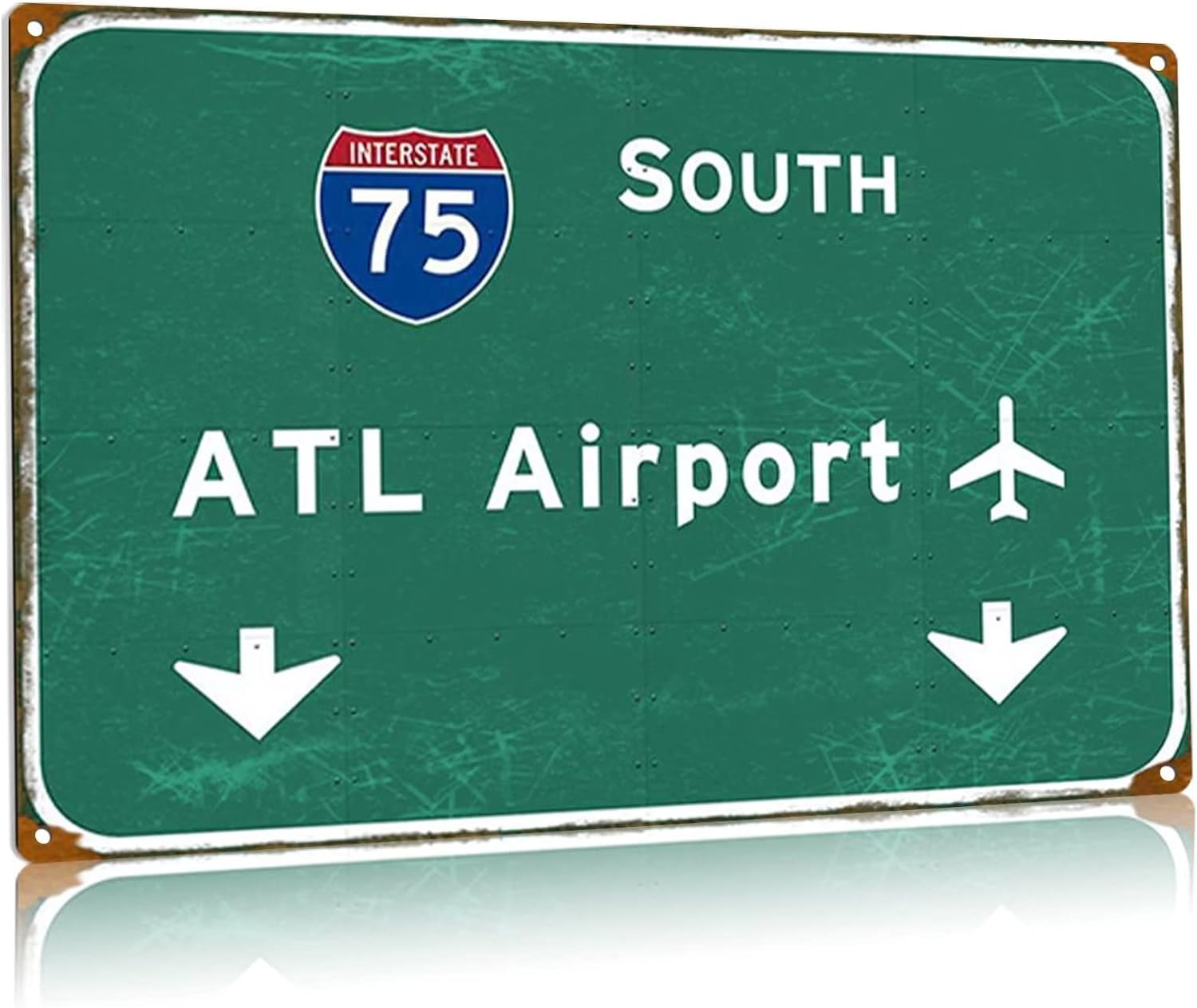 Chicago Road Metal Sign Interstate 90 East Directional Sign City ...