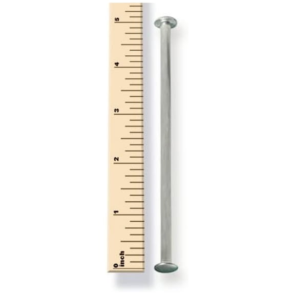 Chicago Screw Post Binding Set - 5 Inch - 3/16 Inch Diameter - 100 Sets - Aluminum Silver Book Binding Posts & Screws