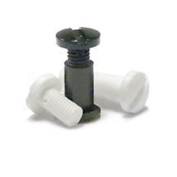 Chicago Screws 1/4 inch - White Plastic Post Screw Set - 100 Sets - Binder Screws for DIY Crafts, Bookbinding, Photo Albums, Paper Crafts, and Scrapbooking