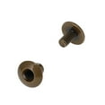 thumbnail image 1 of Chicago Screws, Open Hole, Antique Brass, Solid Brass-LL (50 per bag), Multiple Sizes, 1 of 10