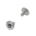 thumbnail image 1 of Chicago Screws, Open Hole, Nickel Matte, Solid Brass-LL (50 per bag), Multiple Sizes, 1 of 10