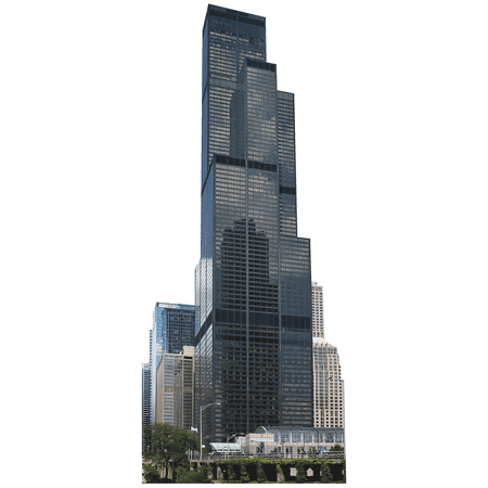 Chicago Sears Willis Tower Cardboard Cutout Standee Standup