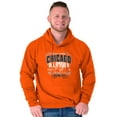 thumbnail image 1 of Chicago Second City Skyline Retro IL Unisex Plus Fleece Graphic Hoodie Brisco Brands 2X, 1 of 5