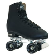 Chicago Skates Mens Deluxe Quad Roller Skates Black Classic Rink Skate, Sizes 5-13