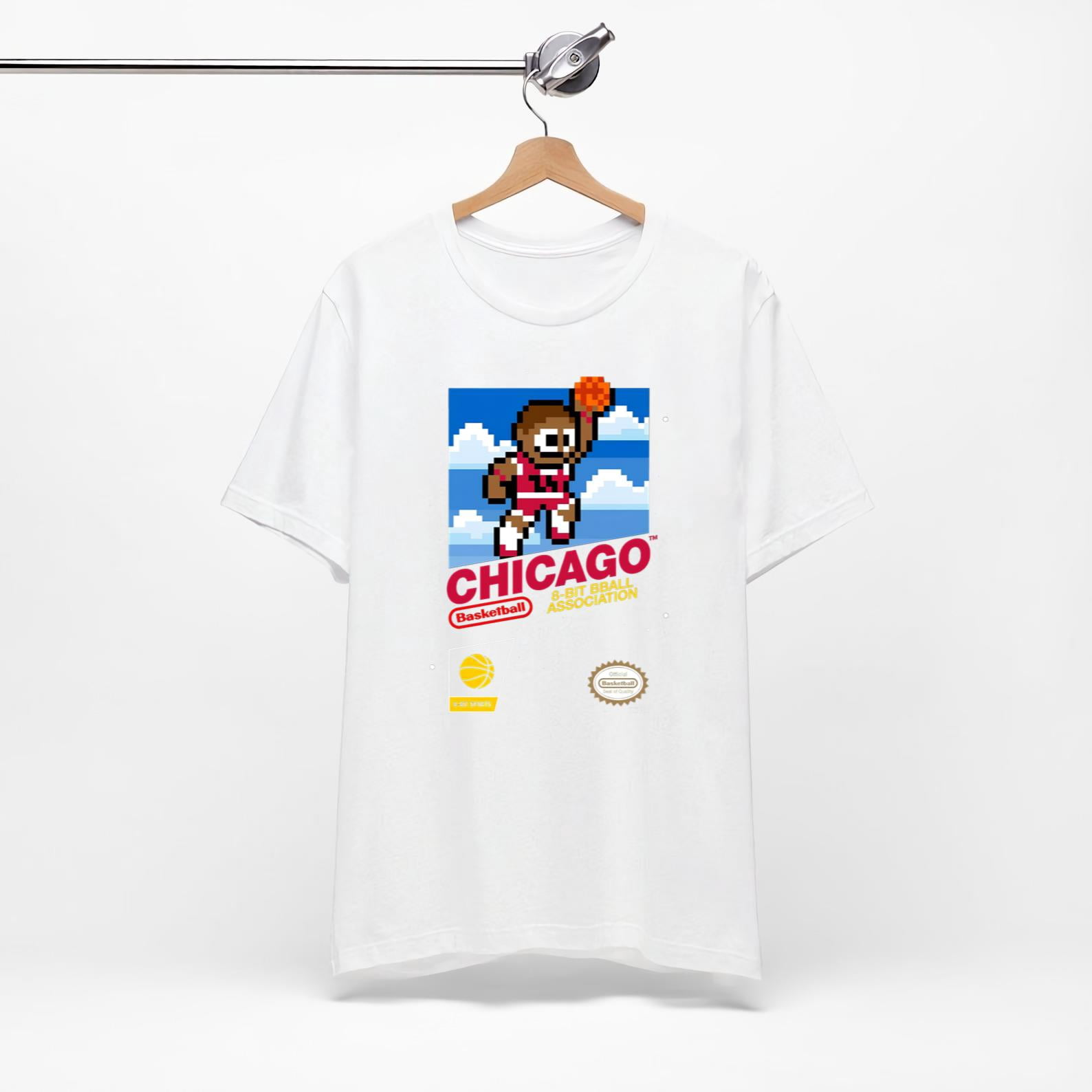 Chicago Sky Basketball Jersey Team Nes Nintendo Vintage 8Bit Retro T