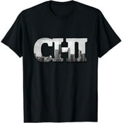 Chicago Skyline Graphic Tee - Illinois Souvenir Shirt
