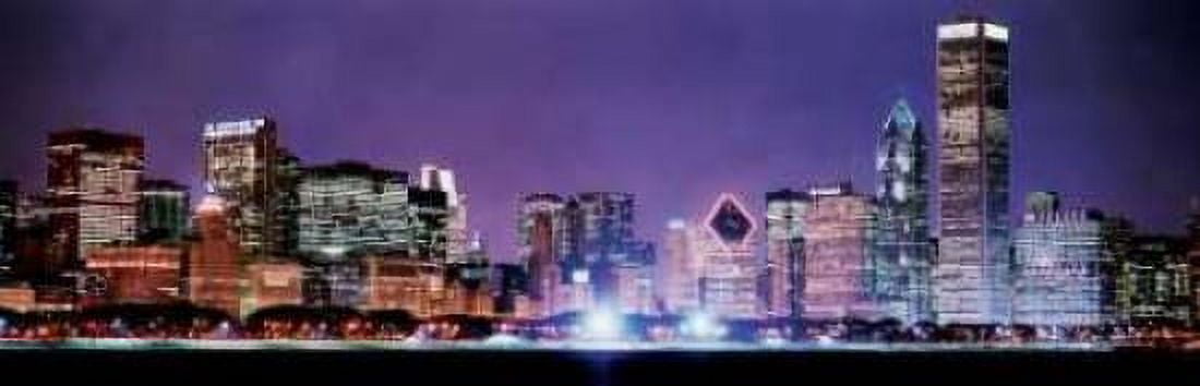 Chicago Skyline I Canvas Art - Bob Stefko (8 x 24)