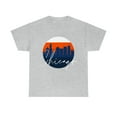 thumbnail image 1 of Chicago Skyline Shirt Blue Orange - Unisex Heavy Cotton Tee Shirt, 1 of 9