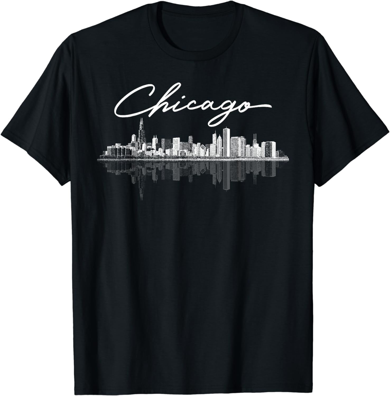 Chicago Skyline TShirt Souvenirs for Women Men Girls & Boys