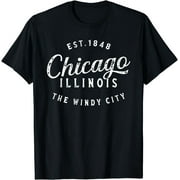 Chicago Skyline Tee - Illinois Keepsake, Windy City Souvenir