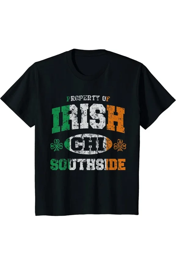 Chicago Southside Irish Flag City Gift Unisex S-5XL T-Shirt
