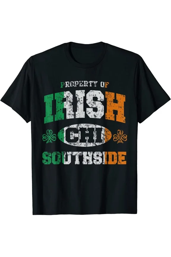 Chicago Southside Irish Flag City Gift Unisex S-5Xl T-Shirt