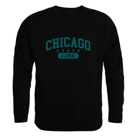 Chicago State University Cougars Alumni Fleece Sweatshirt, Black - Small