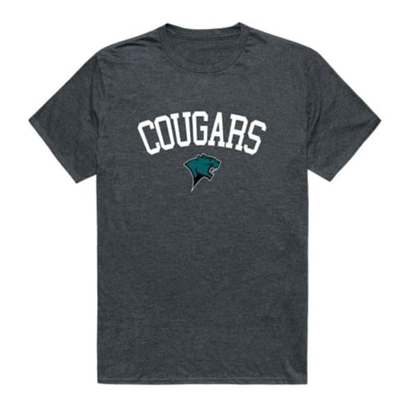 Chicago State University Cougars Arch T-Shirt, Heather Charcoal - Small