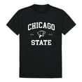 thumbnail image 1 of Chicago State University Cougars Seal College T-Shirt, Black - Small, 1 of 1