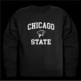 thumbnail image 1 of Chicago State University Cougars Seal Crewneck Sweatshirt, Black - Extra Large, 1 of 1