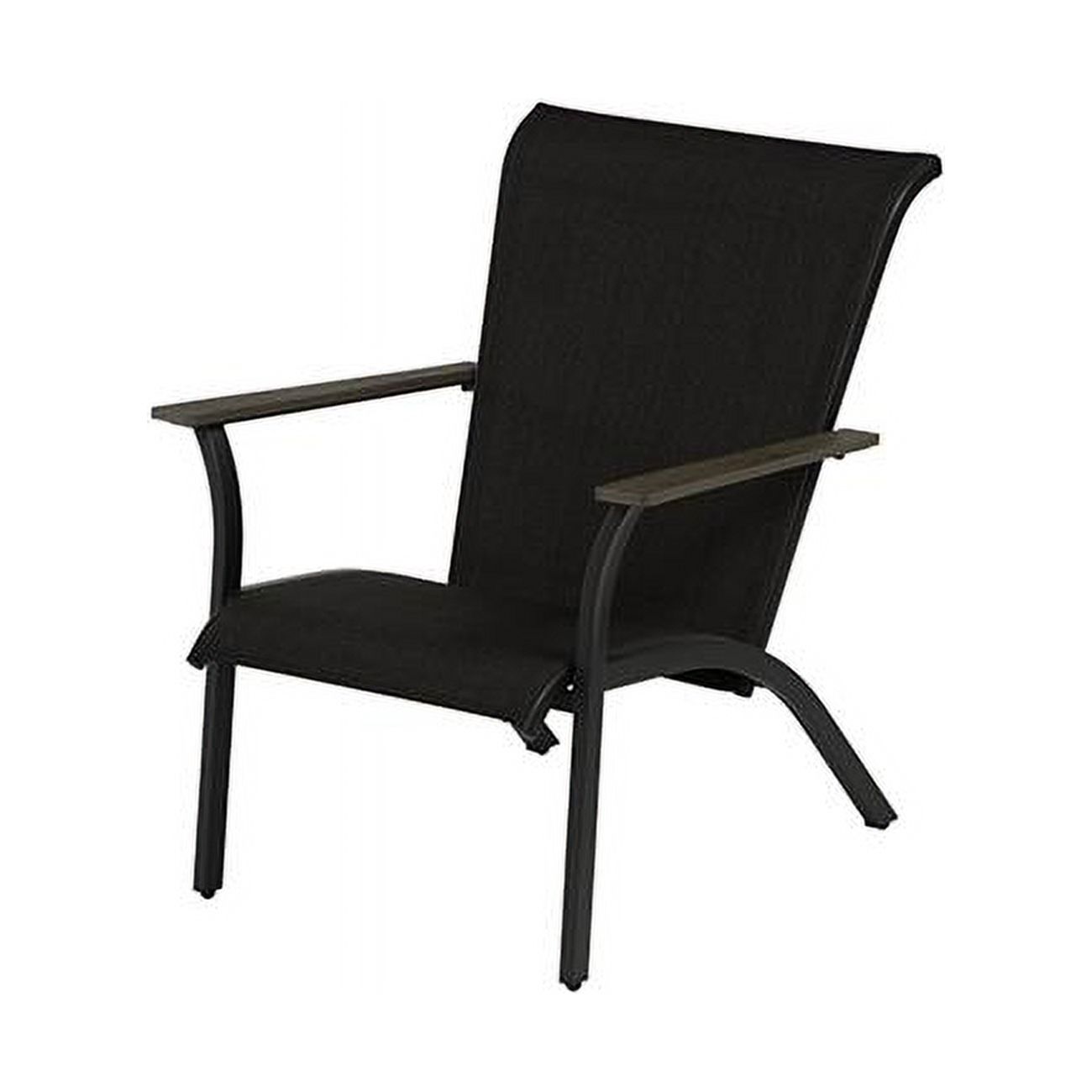 Chicago Steel Frame Sling Chair, Brown Pack of 2