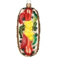 thumbnail image 1 of Chicago Style Hot Dog Food Polish Blown Glass Christmas Ornament Decoration, 1 of 3